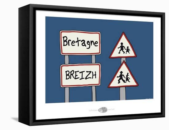 Oc'h oc'h. - Panneaux bretons-Sylvain Bichicchi-Framed Stretched Canvas