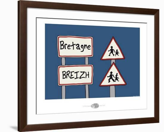 Oc'h oc'h. - Panneaux bretons-Sylvain Bichicchi-Framed Art Print