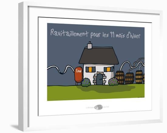 Oc'h oc'h. - Ravitaillements avant l'hiver-Sylvain Bichicchi-Framed Art Print