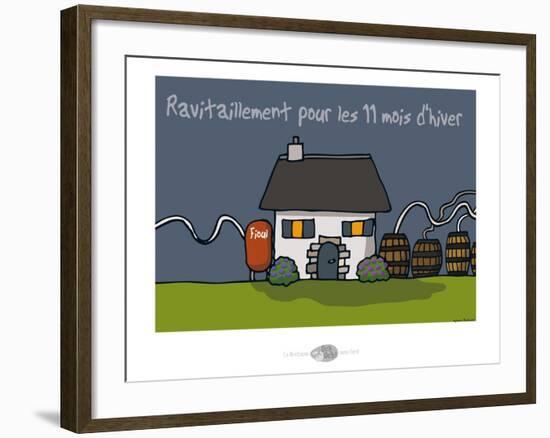 Oc'h oc'h. - Ravitaillements avant l'hiver-Sylvain Bichicchi-Framed Art Print