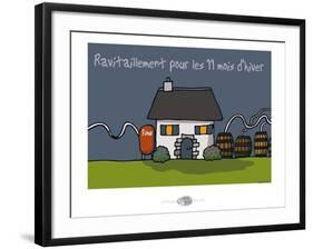 Oc'h oc'h. - Ravitaillements avant l'hiver-Sylvain Bichicchi-Framed Art Print