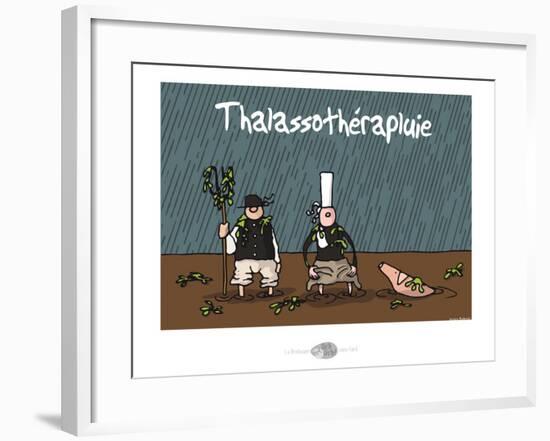 Oc'h oc'h. - Talassothérapluie-Sylvain Bichicchi-Framed Art Print