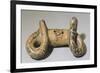 Ocarina Flute from Costa Rica, Pre-Colombian Civilization-null-Framed Giclee Print