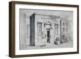 Occasional Chapel, Weir's Passage and Temperance Hall, St Pancras, London, 1855-Thomas Hosmer Shepherd-Framed Giclee Print