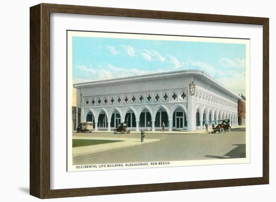 Occidental Life Building, Albuquerque-null-Framed Art Print