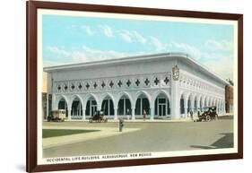 Occidental Life Building, Albuquerque-null-Framed Art Print