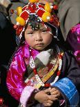 Little Girl Wearing Traditional Amber Jewellery at Yushu, Qinghai Province, China-Occidor Ltd-Photographic Print