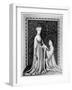 Occleve the Poet and King Henry V, C1410-null-Framed Giclee Print