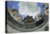 Occulus of the Ceiling of the House of Spouses, Ducal Palace of Mantua, Italy (Camera Degli Sposi,-Andrea Mantegna-Stretched Canvas