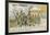 Occupants of a French Balloon Captured after Landing in Bavaria, December 1870-null-Framed Giclee Print