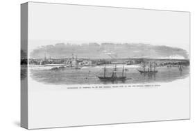 Occupation of Norfolk, Virginia - Federal Vessels at Anchor-Frank Leslie-Stretched Canvas