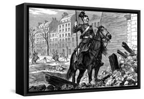 Occupation of Paris by the Germans after the Franco-Prussian War, March 1871-null-Framed Stretched Canvas