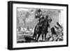 Occupation of Paris by the Germans after the Franco-Prussian War, March 1871-null-Framed Giclee Print