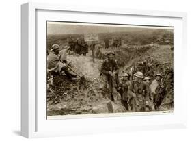 Occupying German Position in the Somme Area 1917-null-Framed Photographic Print