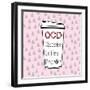 OCD-Evangeline Taylor-Framed Art Print