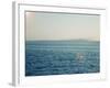 Ocean abstract-Savanah Plank-Framed Photo