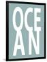 Ocean Aqua-Jamie MacDowell-Framed Art Print