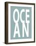 Ocean Aqua-Jamie MacDowell-Framed Art Print