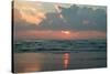 Ocean at Dawn-Lantern Press-Stretched Canvas