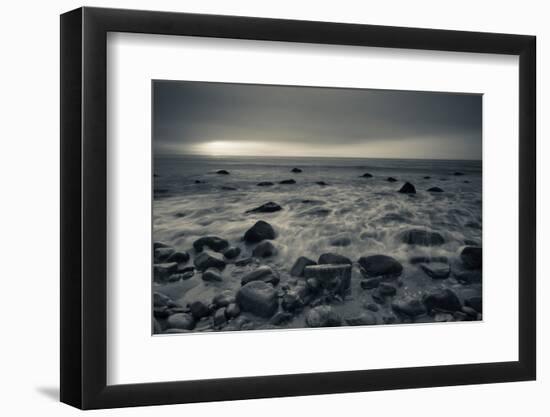 Ocean at Sunset, Montauk Point, Montauk, Long Island, New York State, USA-null-Framed Photographic Print