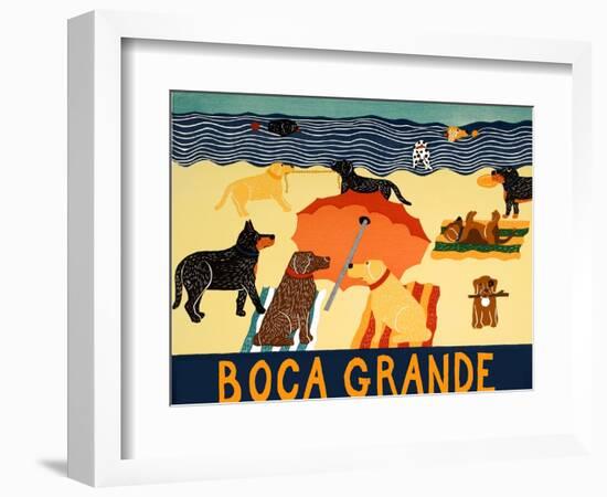 Ocean Ave Boca Grande-Stephen Huneck-Framed Giclee Print