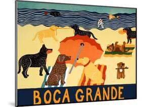 Ocean Ave Boca Grande-Stephen Huneck-Mounted Giclee Print