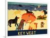 Ocean Ave Key West-Stephen Huneck-Framed Giclee Print