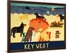 Ocean Ave Key West-Stephen Huneck-Framed Giclee Print