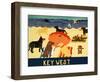 Ocean Ave Key West-Stephen Huneck-Framed Giclee Print