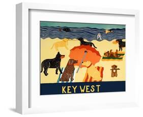 Ocean Ave Key West-Stephen Huneck-Framed Giclee Print
