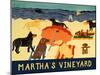 Ocean Ave Martha'S Vineyard-Stephen Huneck-Mounted Giclee Print