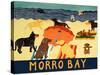 Ocean Ave Morro Bay-Stephen Huneck-Stretched Canvas