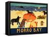 Ocean Ave Morro Bay-Stephen Huneck-Framed Stretched Canvas