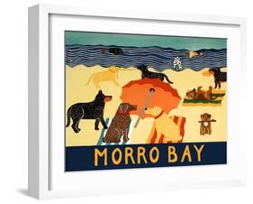 Ocean Ave Morro Bay-Stephen Huneck-Framed Giclee Print