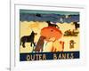 Ocean Ave Outer Banks-Stephen Huneck-Framed Giclee Print