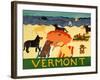 Ocean Ave Vermont-Stephen Huneck-Framed Giclee Print