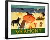 Ocean Ave Vermont-Stephen Huneck-Framed Giclee Print