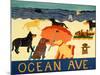 Ocean Ave-Stephen Huneck-Mounted Giclee Print