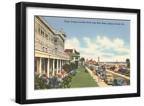 Ocean Avenue, Daytona Beach, Florida-null-Framed Art Print