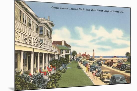 Ocean Avenue, Daytona Beach, Florida-null-Mounted Premium Giclee Print