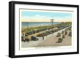 Ocean Avenue, Hampton Beach, New Hampshire-null-Framed Art Print