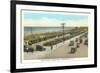 Ocean Avenue, Hampton Beach, New Hampshire-null-Framed Premium Giclee Print