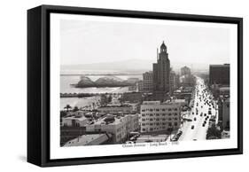 Ocean Avenue, Long Beach, 1940-null-Framed Stretched Canvas