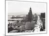 Ocean Avenue, Long Beach, 1940-null-Mounted Art Print