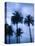 Ocean Avenue, Santa Monica, Los Angeles, California, USA-Walter Bibikow-Stretched Canvas