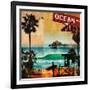 Ocean Avenue-Charlie Carter-Framed Art Print