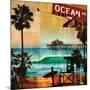 Ocean Avenue-Charlie Carter-Mounted Art Print