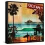 Ocean Avenue-Charlie Carter-Framed Stretched Canvas