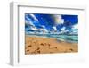 Ocean, Beach and Sky on the Sandy Beach-tereh-Framed Photographic Print