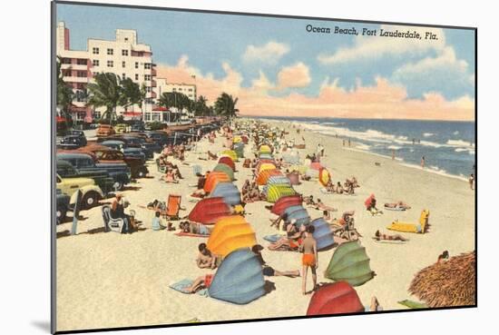 Ocean Beach, Ft. Lauderdale, Florida-null-Mounted Art Print